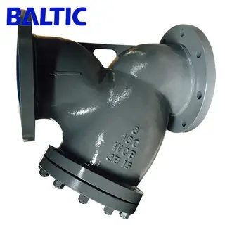 Cast Carbon Steel Y Strainer, ASTM A216 WCB, 8 Inch, Class 150 LB