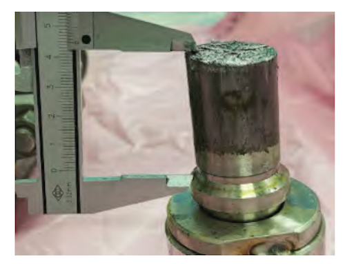 Fractured Valve Stem Embedded in the Valve Body