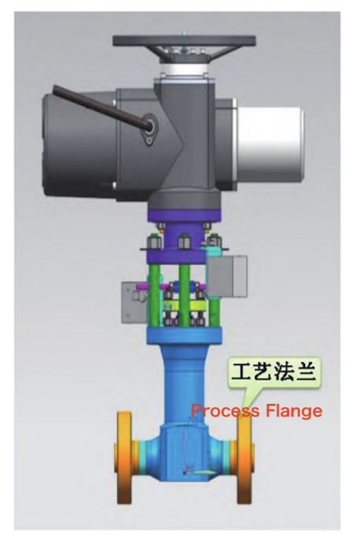 Nuclear-grade electric bonnetless bellows valve