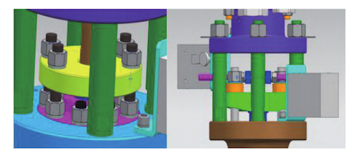 Packing assembly and removable column structure