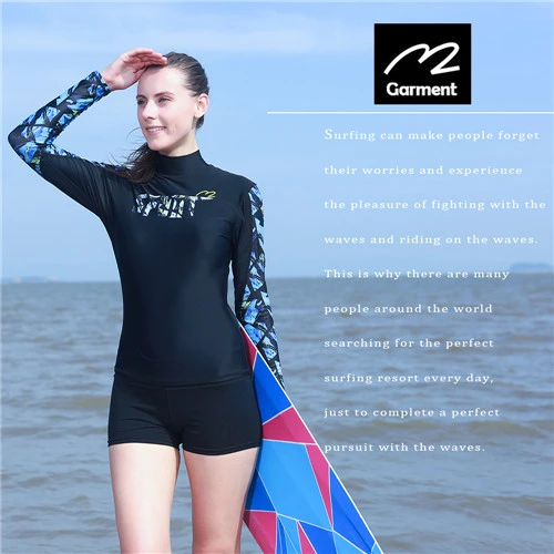 Long sleeve women's rash guard