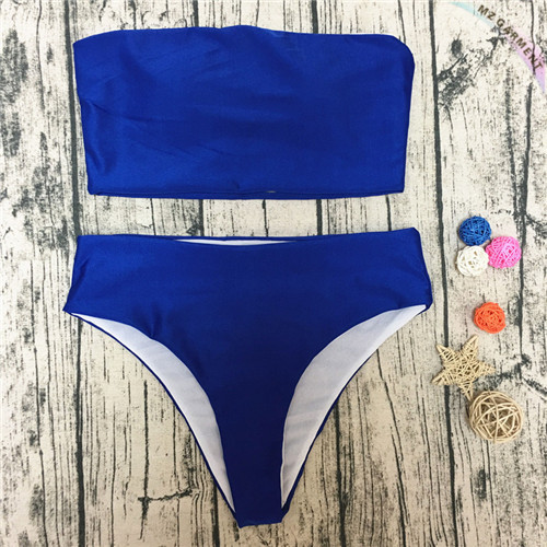 Plain Bandeau Bikini