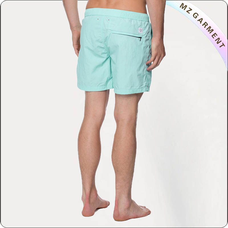 Men Azure Bathing Trunks