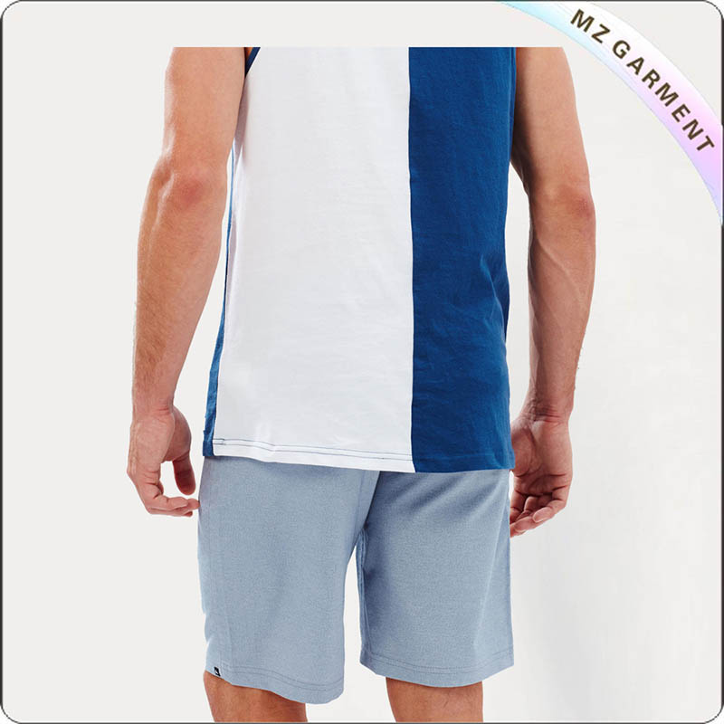 Men Bluish Beach Shorts