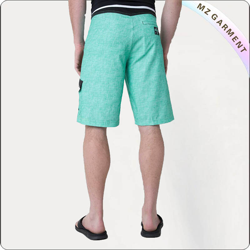 Men Green Mint Surf Trunks