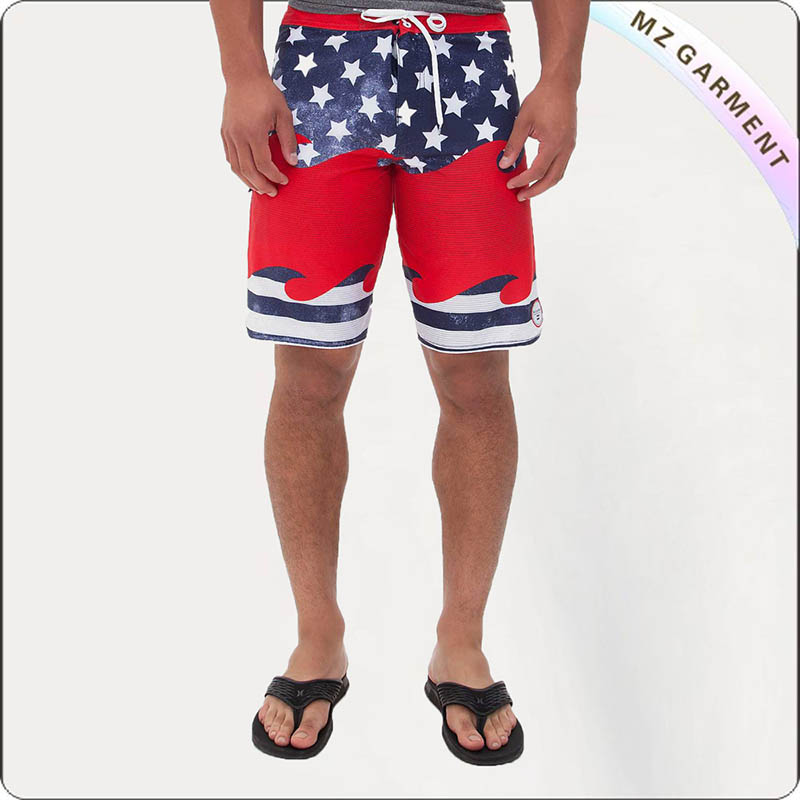 Men Star Beach Short Pants