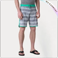 Men Green Edge Board Shorts