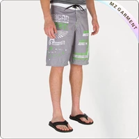 Men Grey Board Shorts