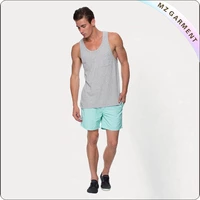 Men Azure Bathing Trunks