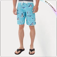 Men Palm Swim Trunks