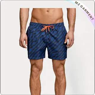 Men Twill Swim Trunks
