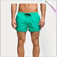 Men Asparagus Green Swim Trunks