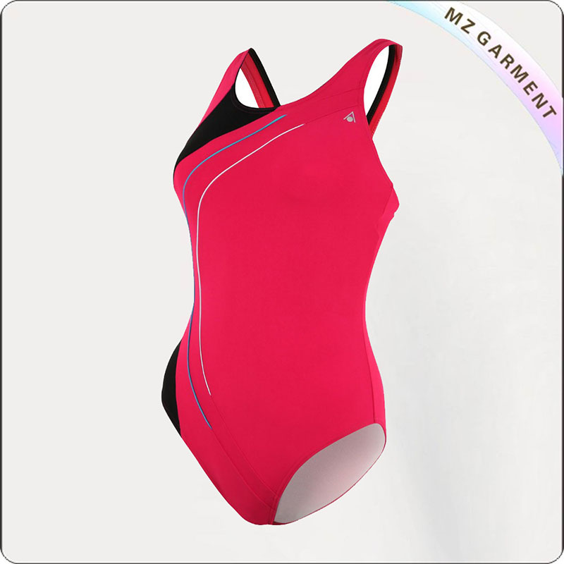 Adult Hot Pink Competitive Bathing Suit