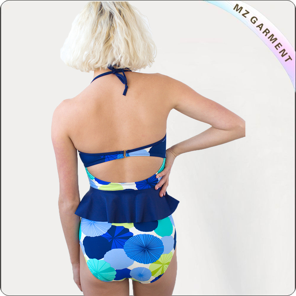 Adult Water Lily One Piece Bathing Suit