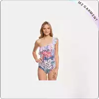 Adult Minipink Tropical One Piece Swimsuit