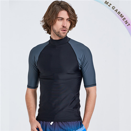 Men's Half Sleeve Rash Guard, Ultraviolet-proof, Wear Resistance