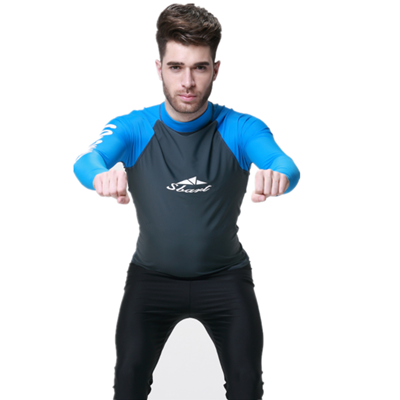 Mens Long Sleeve Rash Vest