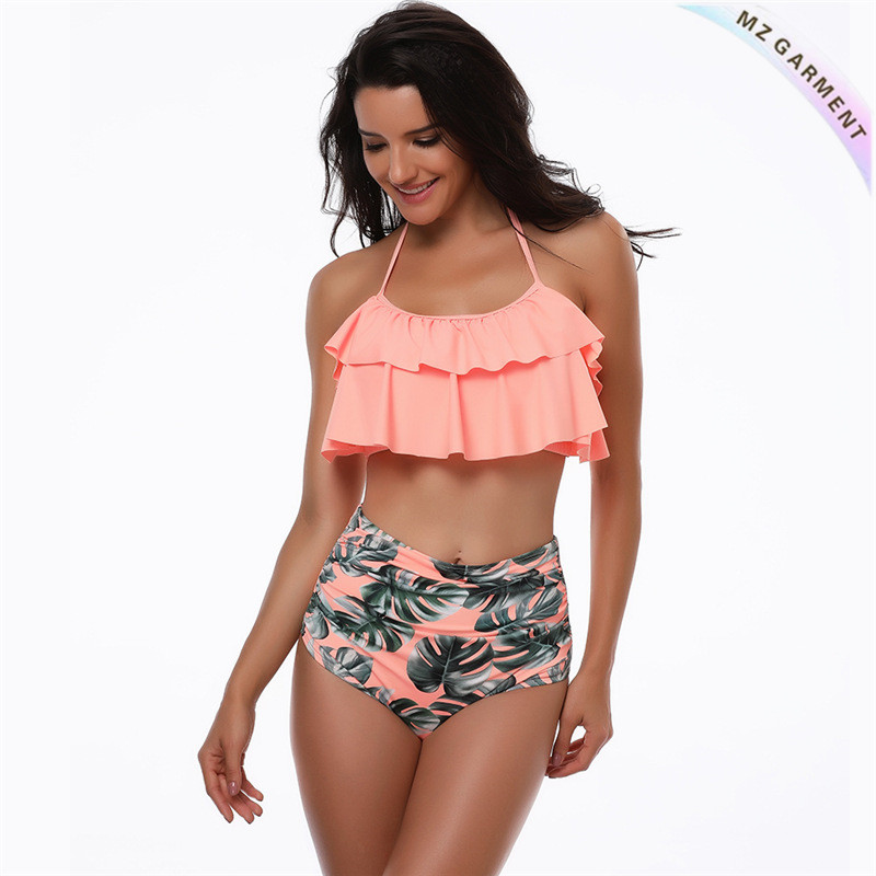 Ruffle Swimsuit Two Piece