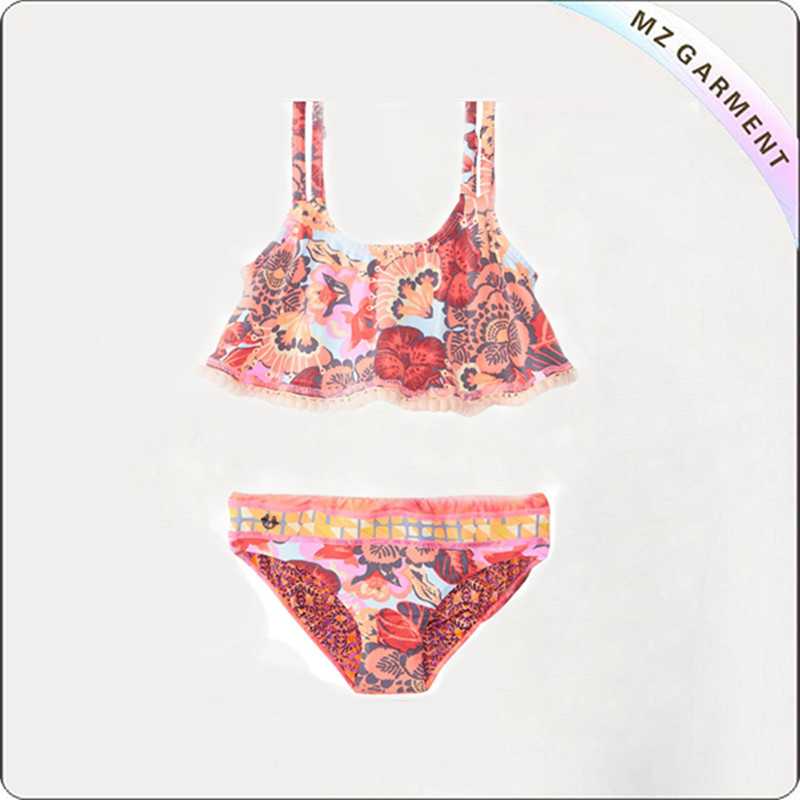 Girls' Midnight Summer Bikini Set 92% Nylon 8% Spandex