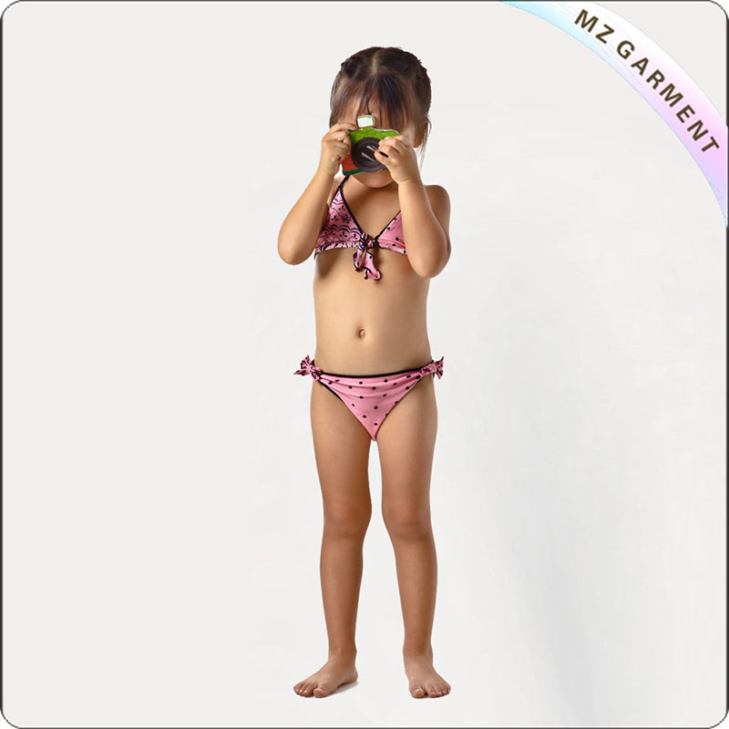 Kids Dotted Trikini