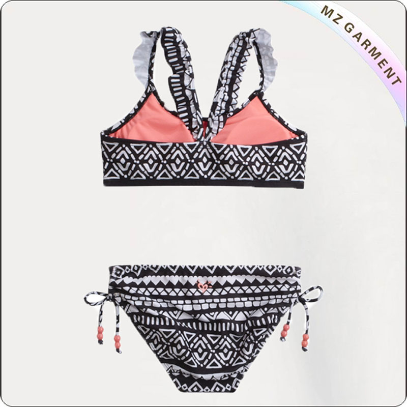 Kids High Neck Bikini Suit