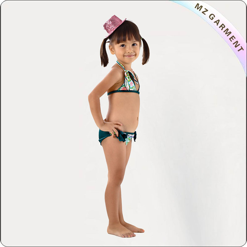 Kids Two Piece Binding Bikini