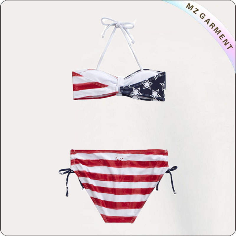 Kids Two Piece Star Bikini