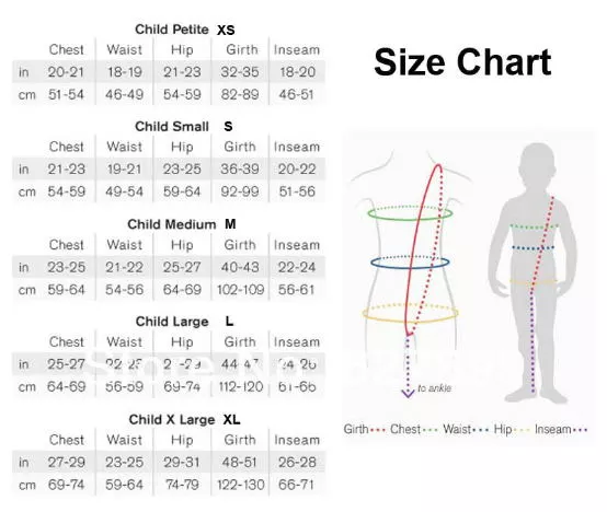 girls' bikini size