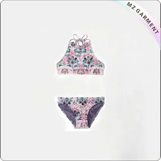 Girls' Starlis High Neck Halter Bikini Set