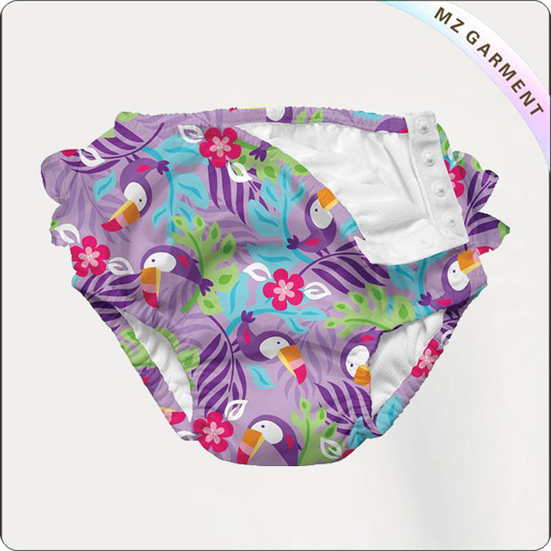 Baby Parrot Swimming Nappy