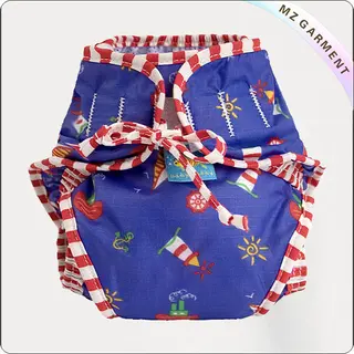 Baby Lavender Aqua Diaper