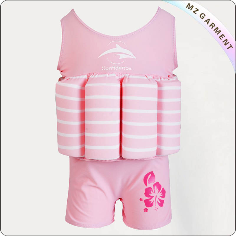 Kids Blossom Pink Toddler Float Suit