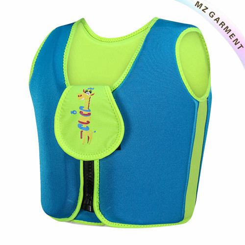 Kids Swim Training Jacket, Wide Front Zipper, Learn to Swim