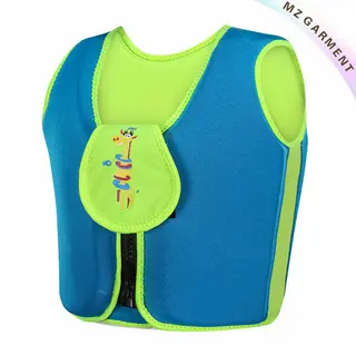 Kids Swim Training Jacket, Wide Front Zipper, Learn to Swim