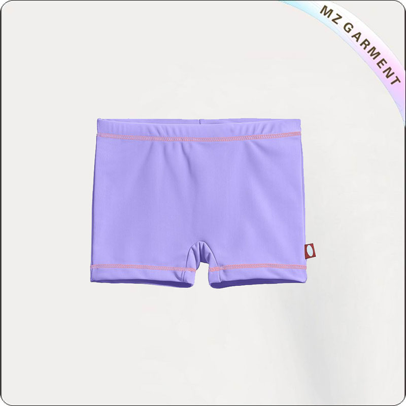 Girl Lilac Swim Boyshorts