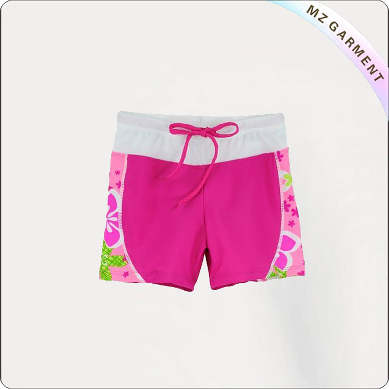 Girl Rosy Aqua Boyshorts