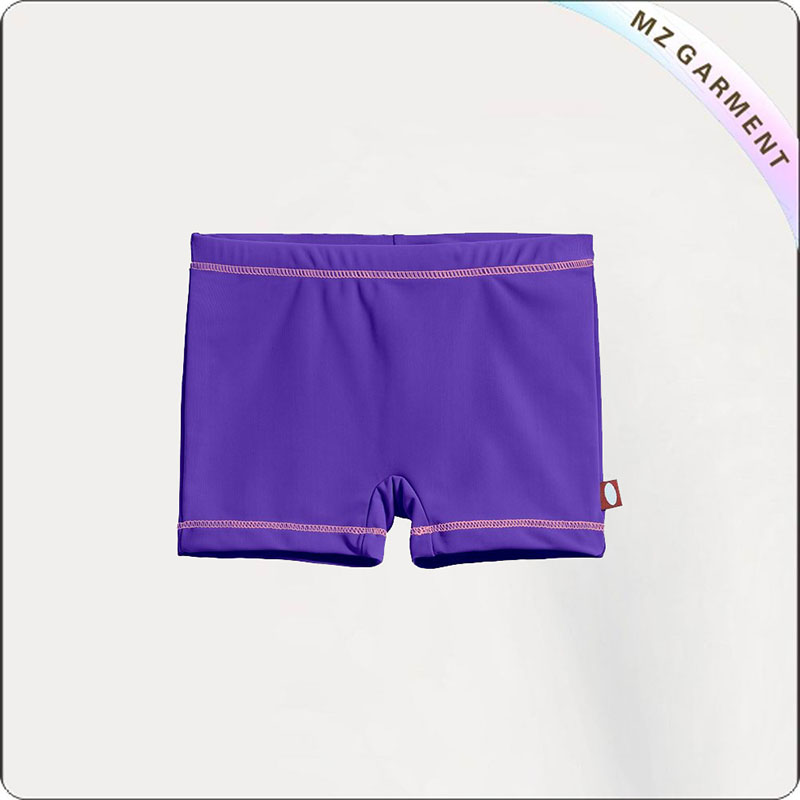 Girl Violet Swim Brief