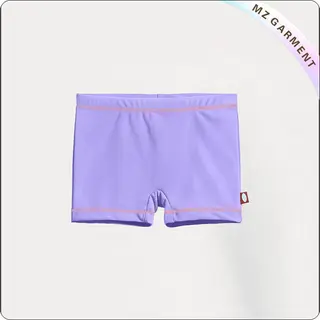 Girl Lilac Swim Boyshorts