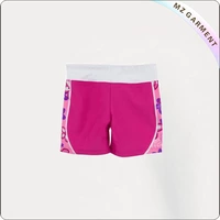 Girl Shocking Pink Aqua Booty Shorts