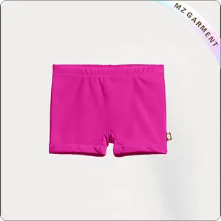 Girls Hot Pink Booty Shorts Swim