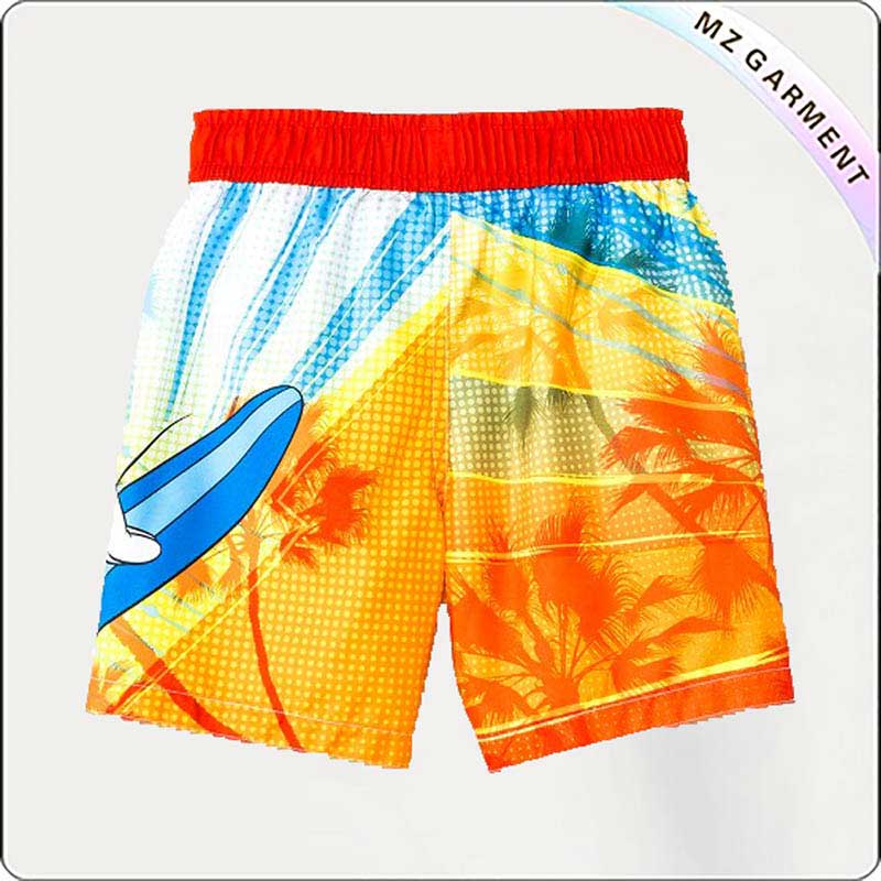 Boy Mickey Mouse Surf Trunks