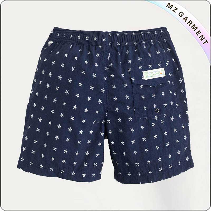 Boys Backside Pocket Surf Trunks