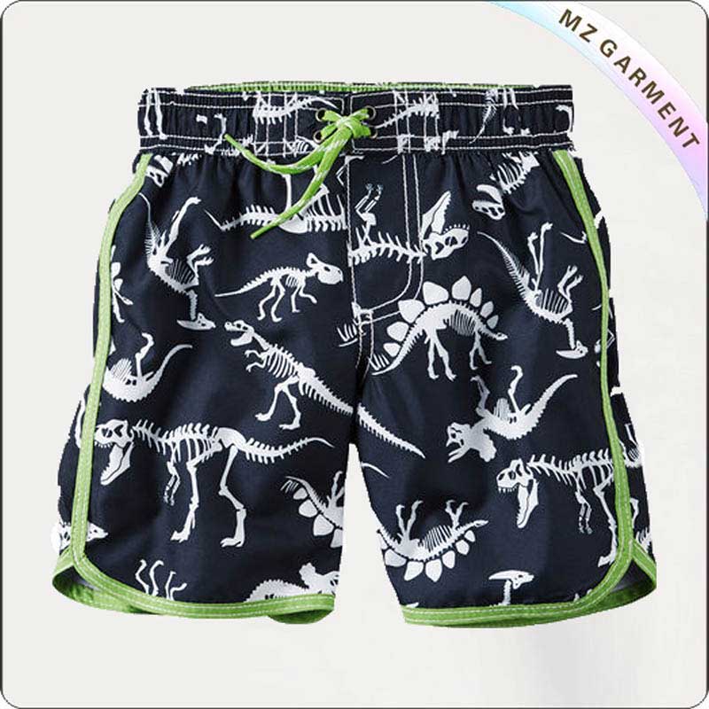 Boys Black Swim Trunks