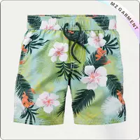 Boys Flower & Tree Beach Shorts