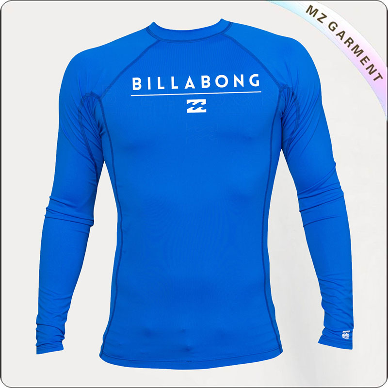 Boy Royalblue Sun Protective Racing T-Shirt