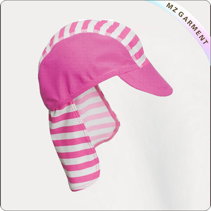 Kids Stripe Sun Cap