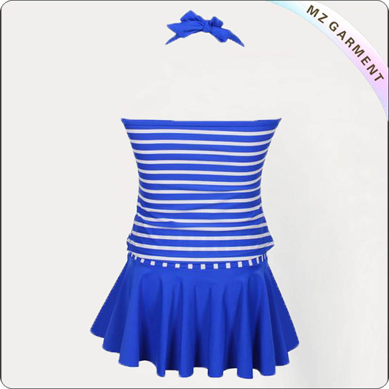 Kids Striped Swimming Dress