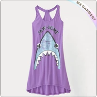 Kids Lavender Beach Dress