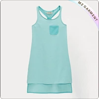 Kids Powderblue One Piece Skirtini