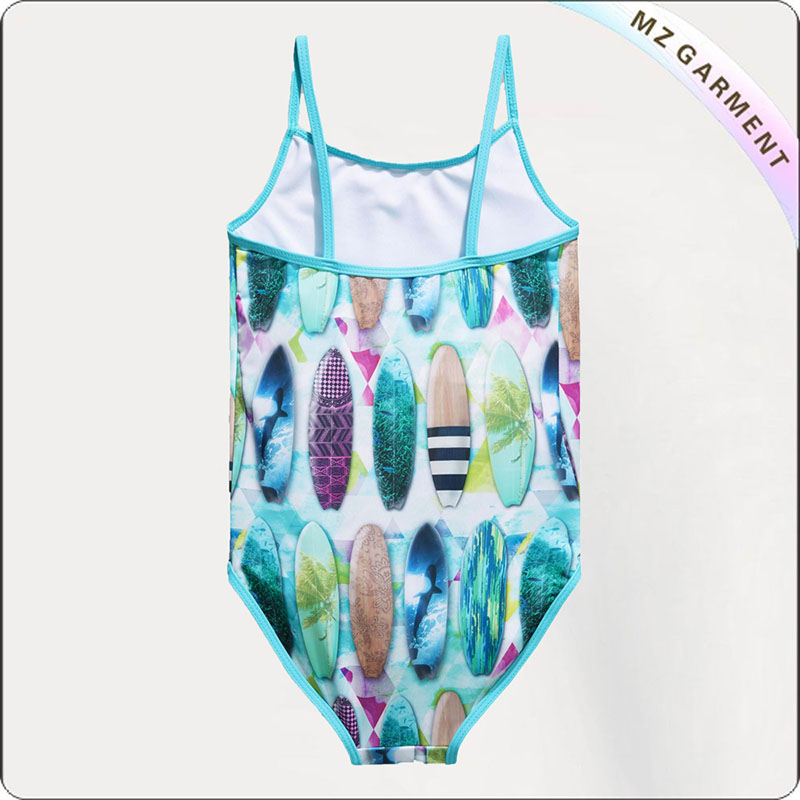 Kids Leaf Swimsuit